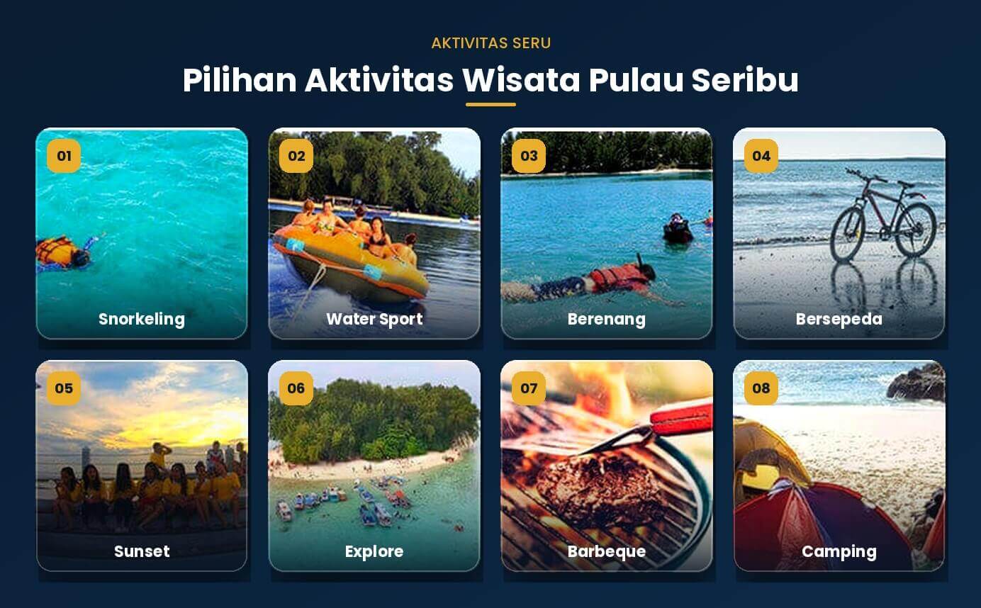 aktivitas wisata pulau seribu