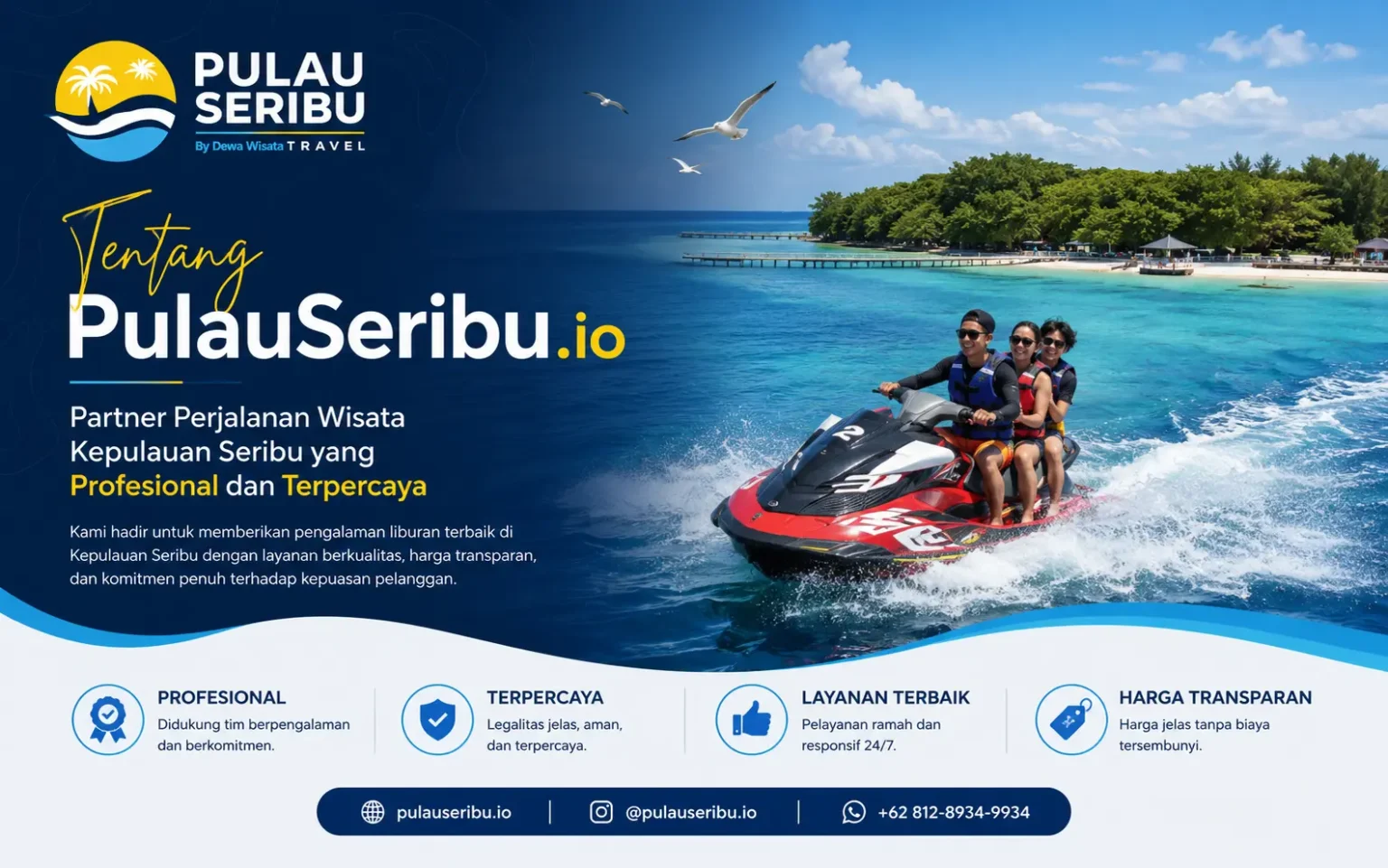 Partner Perjalanan Wisata Pulau Seribu profesional