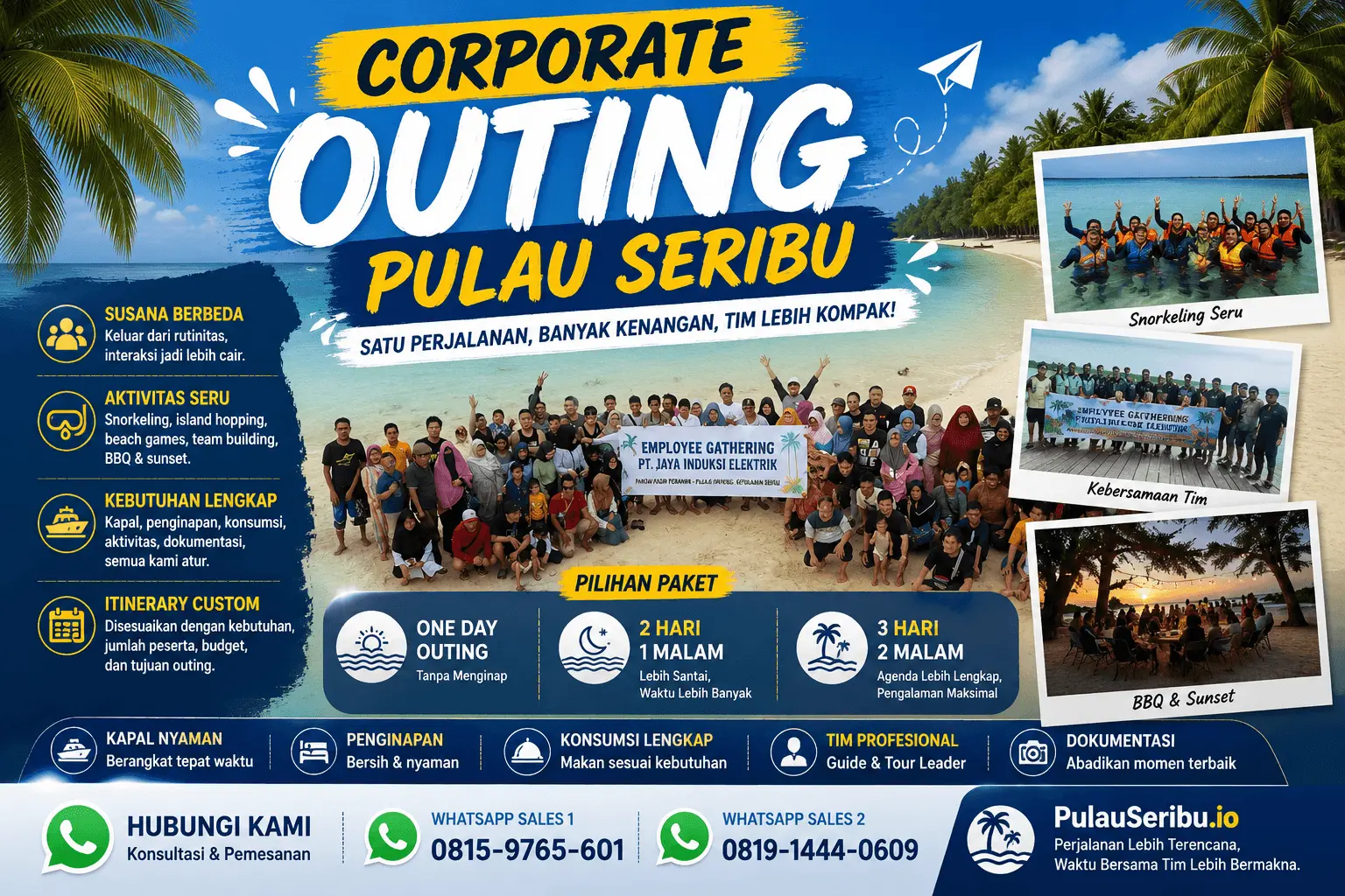 Wisata Corporate Outing untuk Berbagai Kebutuhan Perusahaan