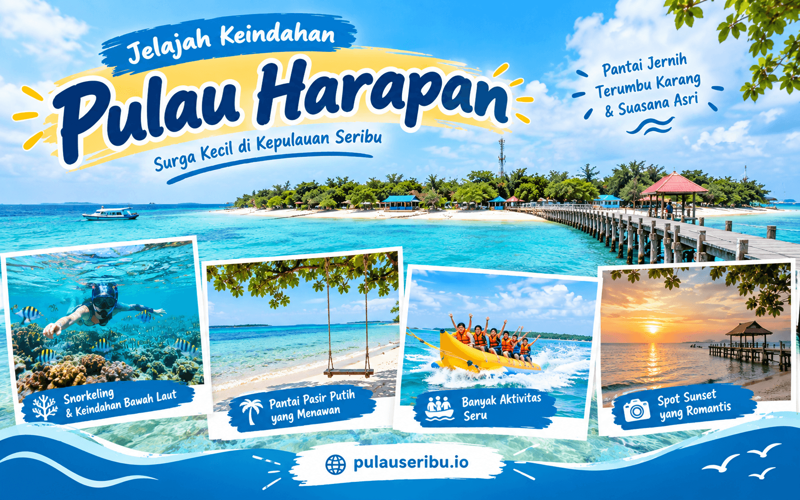 biaya wisata pulau harapan terbaru